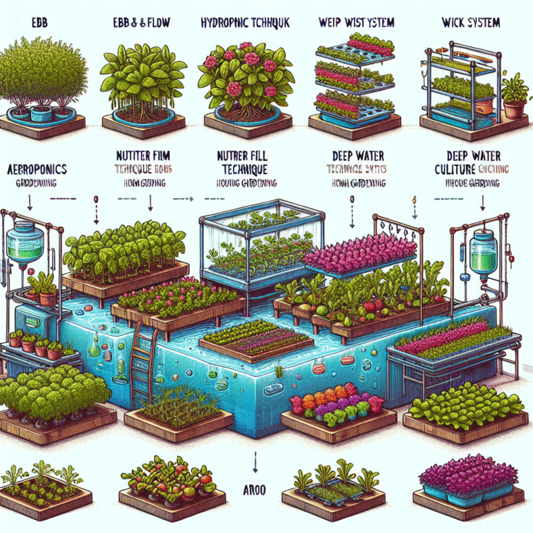 exploring different hydroponic techniques for home gardening.