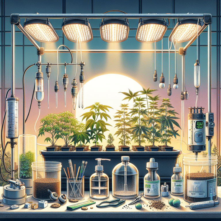 setting up a hydroponic system for stem cuttings and cloning