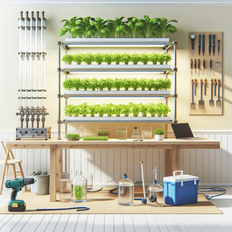creating a low-maintenance DIY hydroponic system