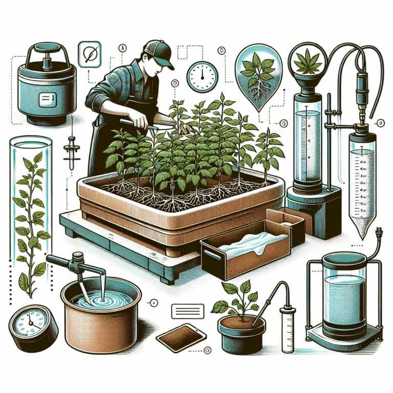 setting up a nutrient solution for your home hydroponic garden