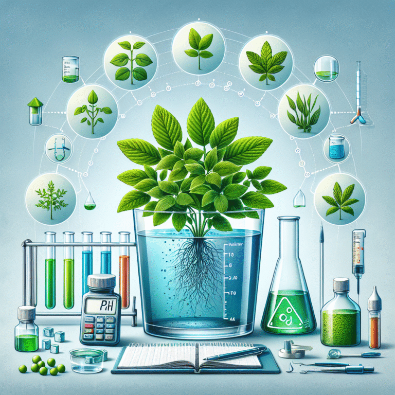 hydroponic plant pH and nutrient management