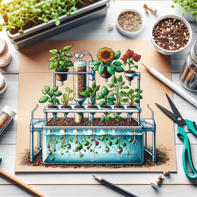 DIY hydroponic seed starting system for successful gardening