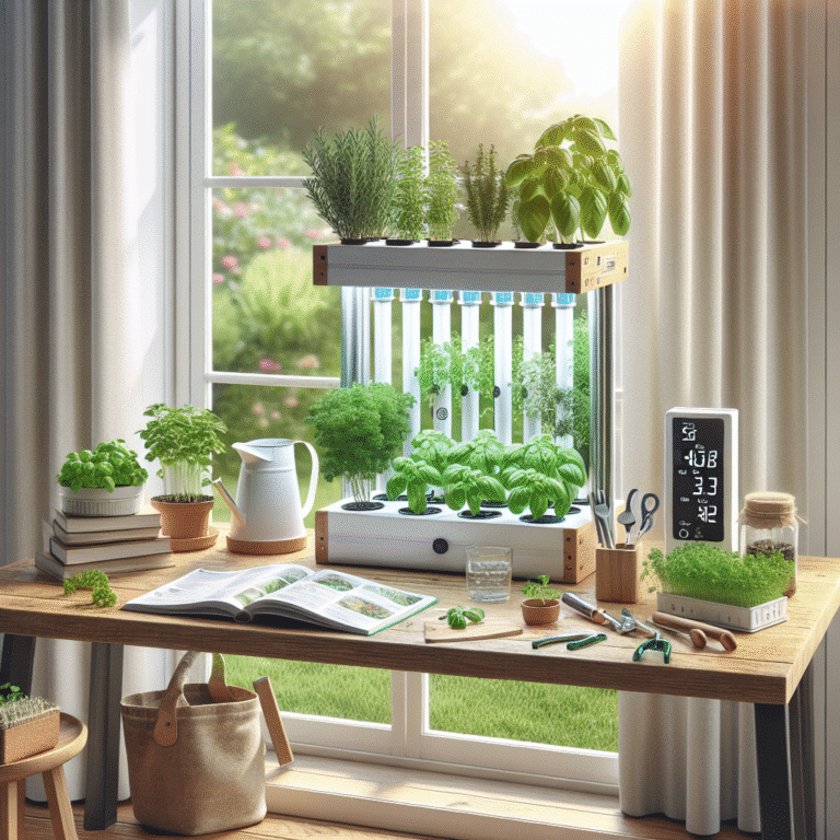 DIY hydroponic tips for growing herbs indoors