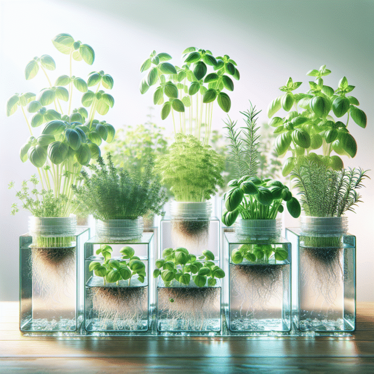 hydroponic herb care at home