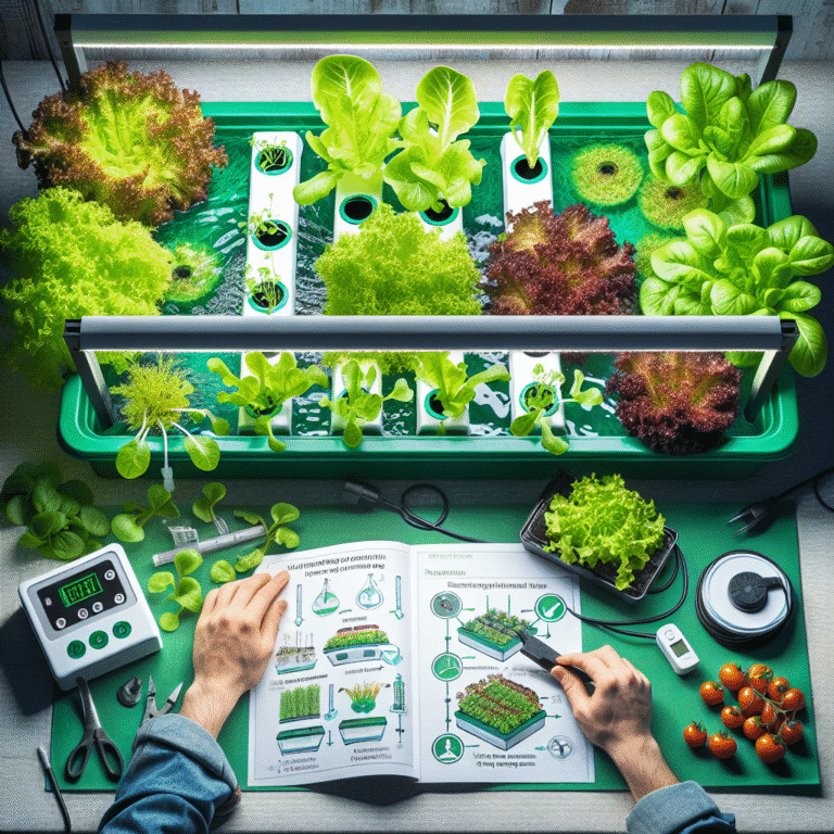 how to maintain your DIY hydroponic garden easily