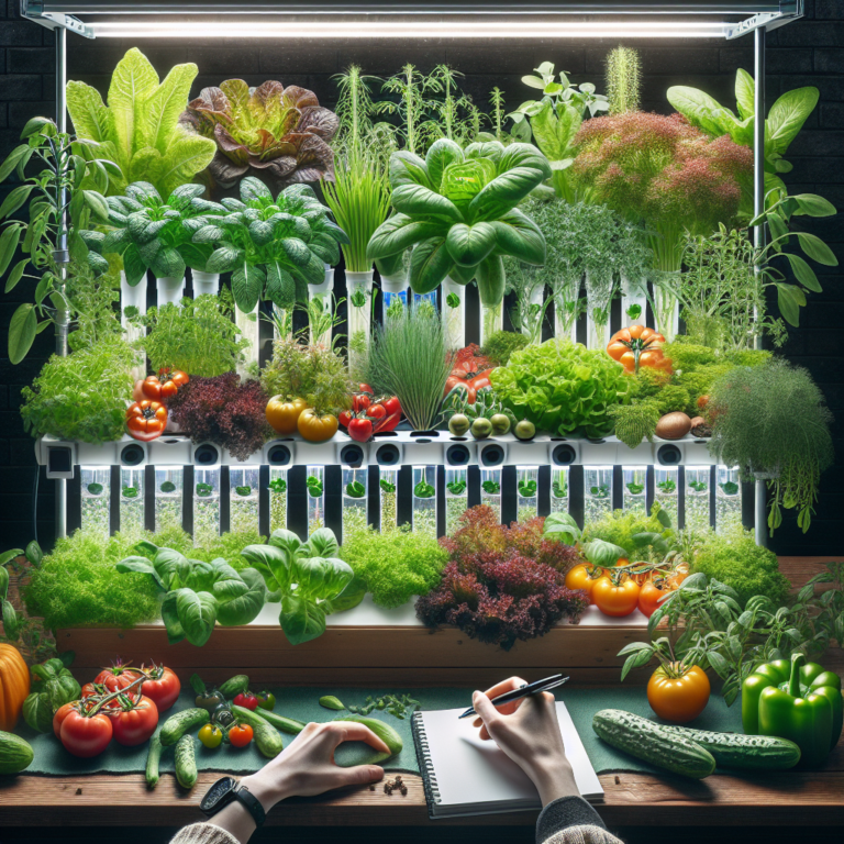 hydroponic plant care for vegetables and herbs
