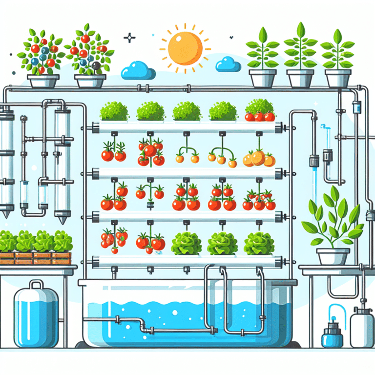 DIY hydroponic systems suited for seasonal fruits and vegetables
