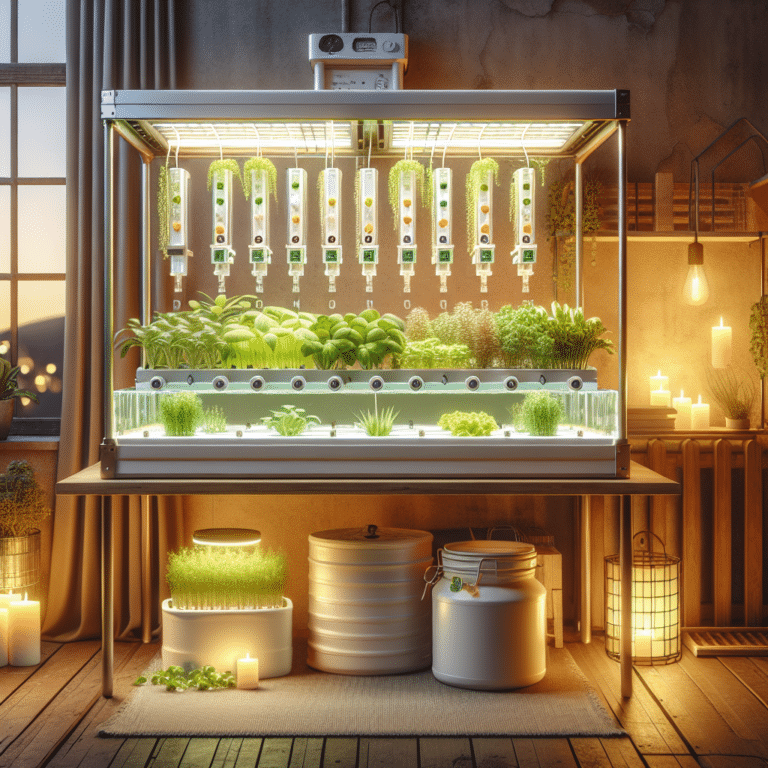hydroponic system setup for year-round gardening