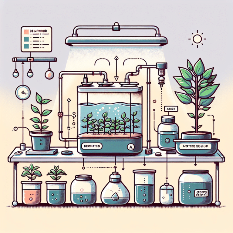 home hydroponic setup for beginners guide