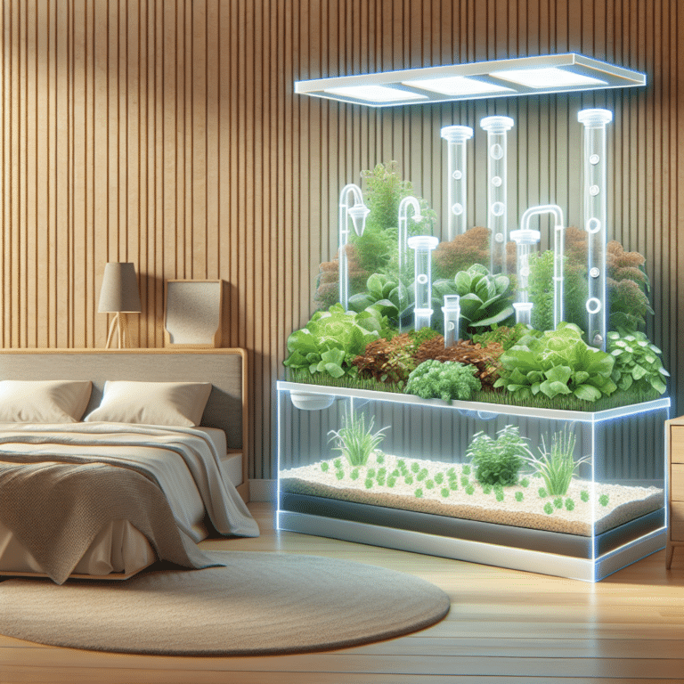 setting up a simple hydroponic garden in your bedroom