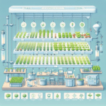 Creating a hydroponic system for seasonal vegetables