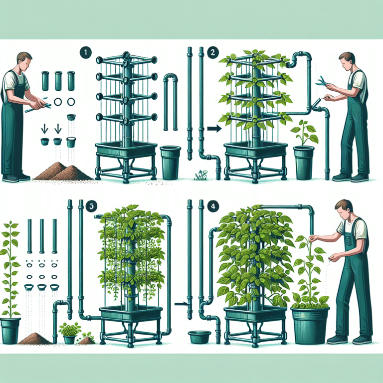 step-by-step guide to building a hydroponic tower garden