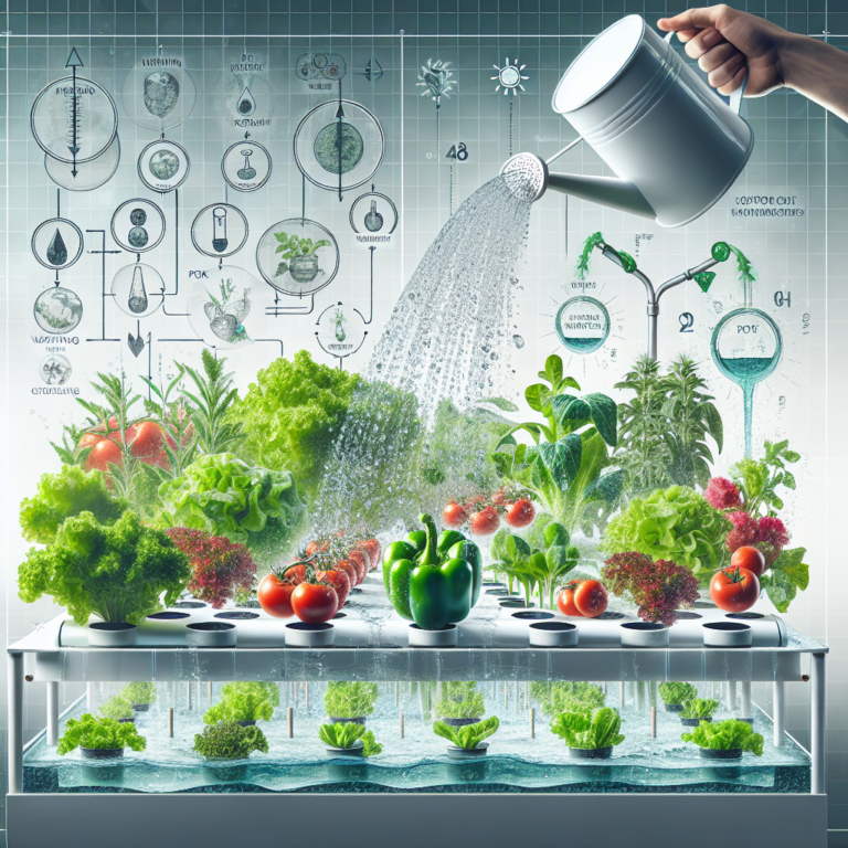hydroponic plant watering tips and tricks