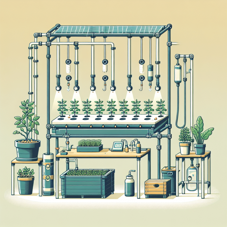 DIY hydroponic setup with minimal cost