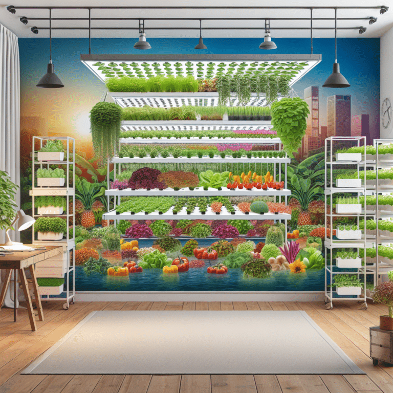 indoor hydroponic garden setup ideas