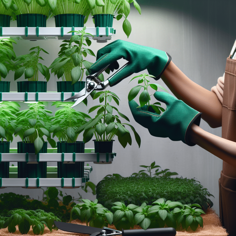 hydroponic plant pruning tips for better yield