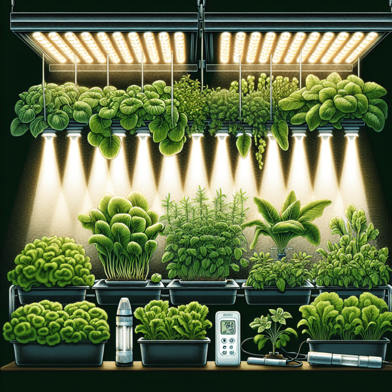 hydroponic grow lights review for home gardens