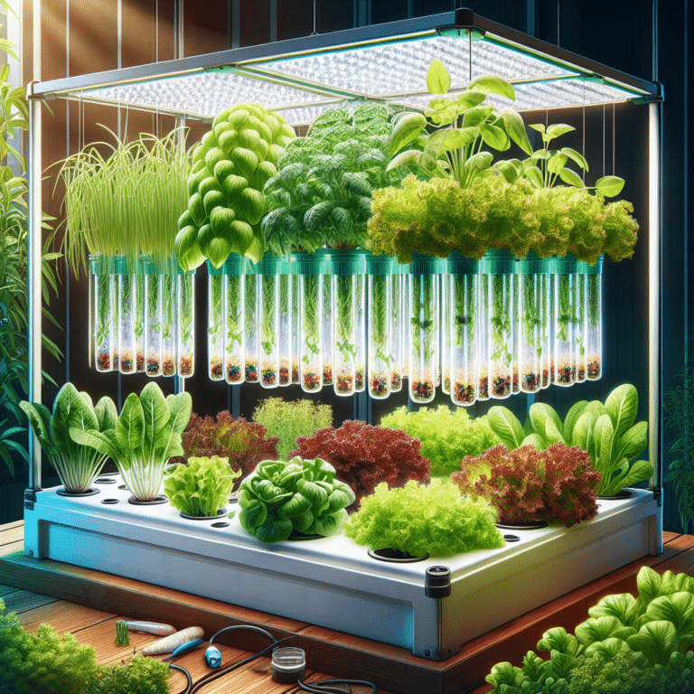 Setting up an easy-to-maintain indoor hydroponic garden