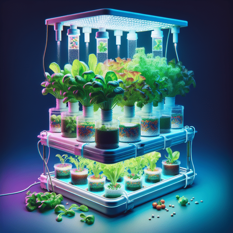 Quick and easy DIY hydroponics for fresh vegetables