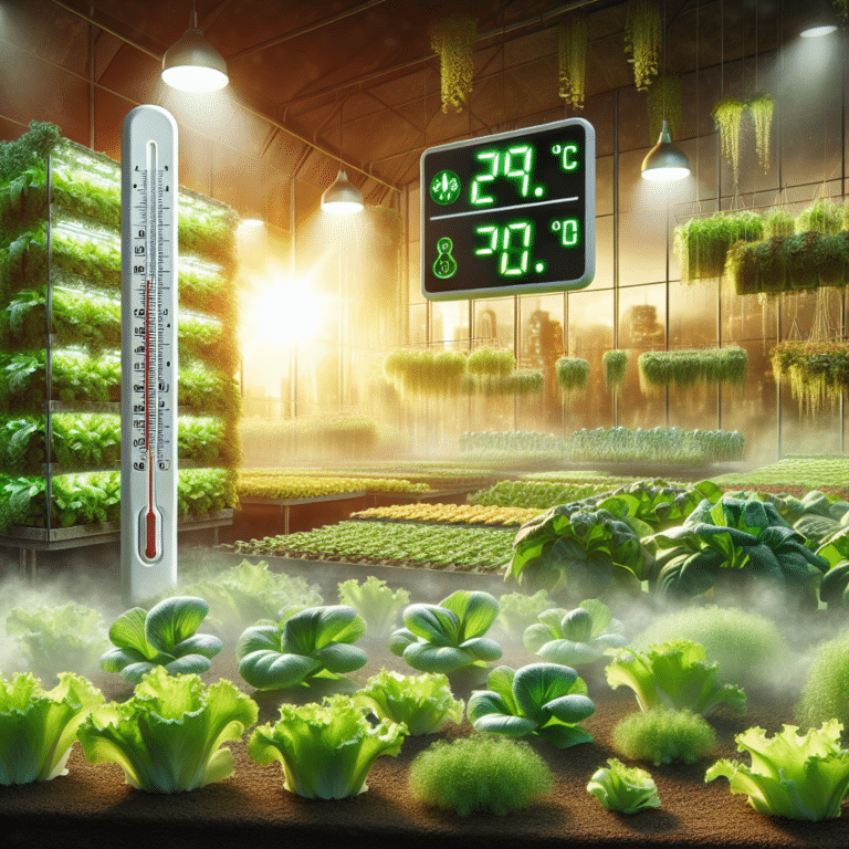 hydroponic plant temperature and humidity guide