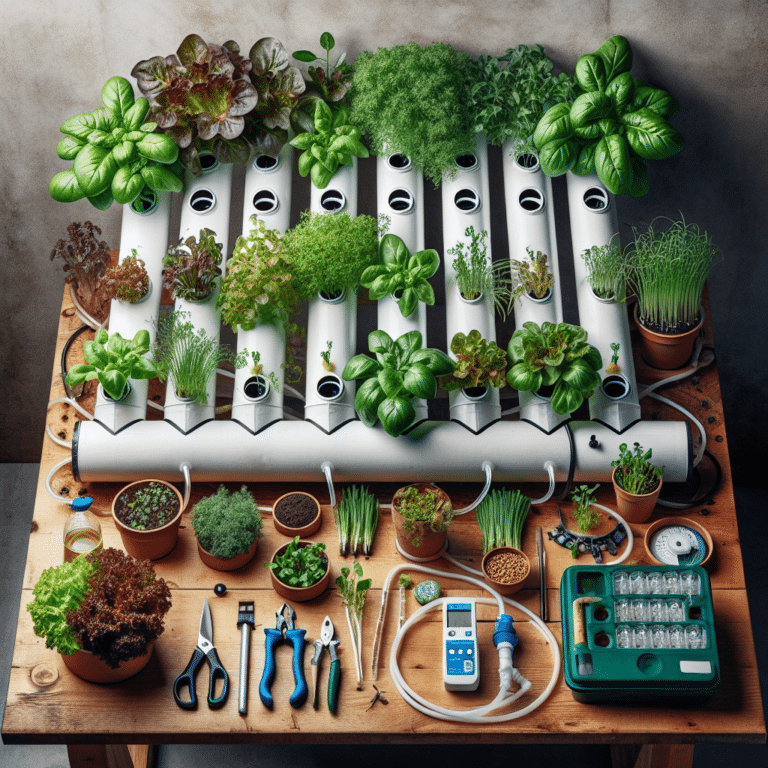 hydroponic plant care for vegetables and herbs
